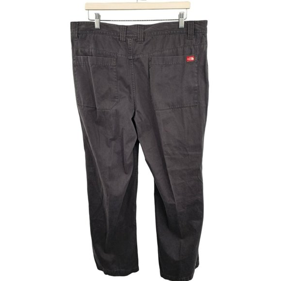 The North Face Pants Men's Flat Front Chino Cotton 38x30 Gray Style ABLS - Picture 2 of 12